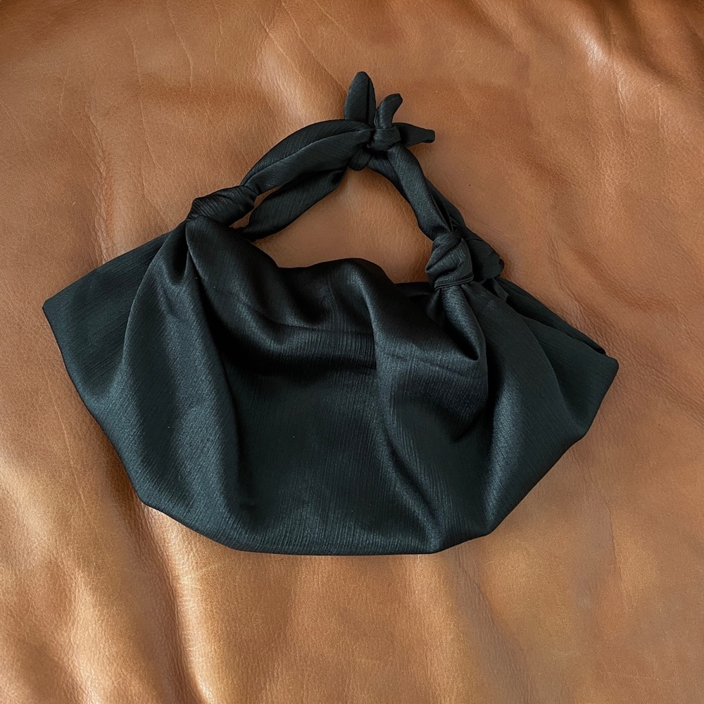 Silk Scarf Handbag. Similar to The Row Ascot Bag.